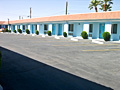 Huge Parking-Arizona Florence Blue Mist Motel accommodations near Phoenix Tucson motel catering prisoner's families